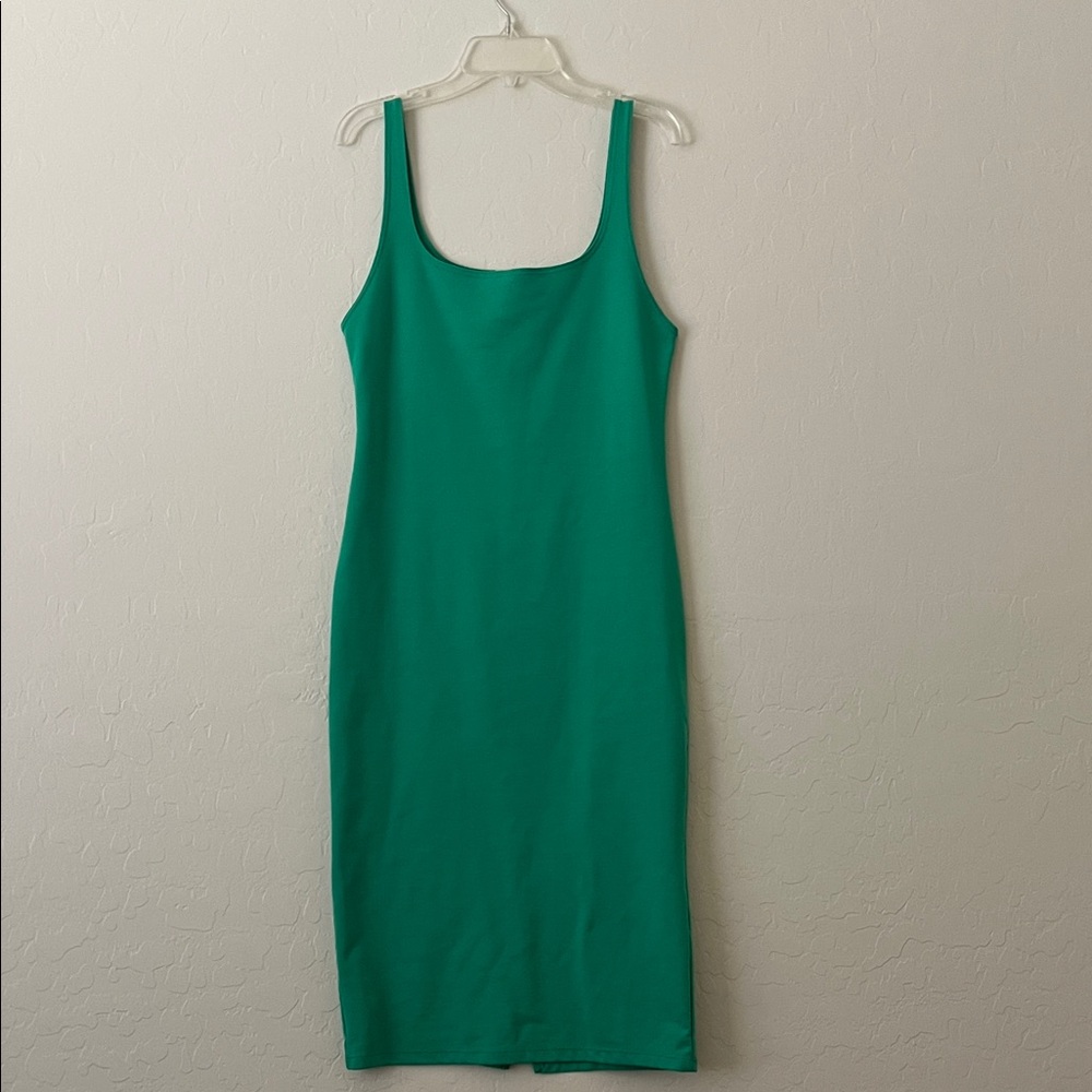 Zara Vibrant Green Midi Dress